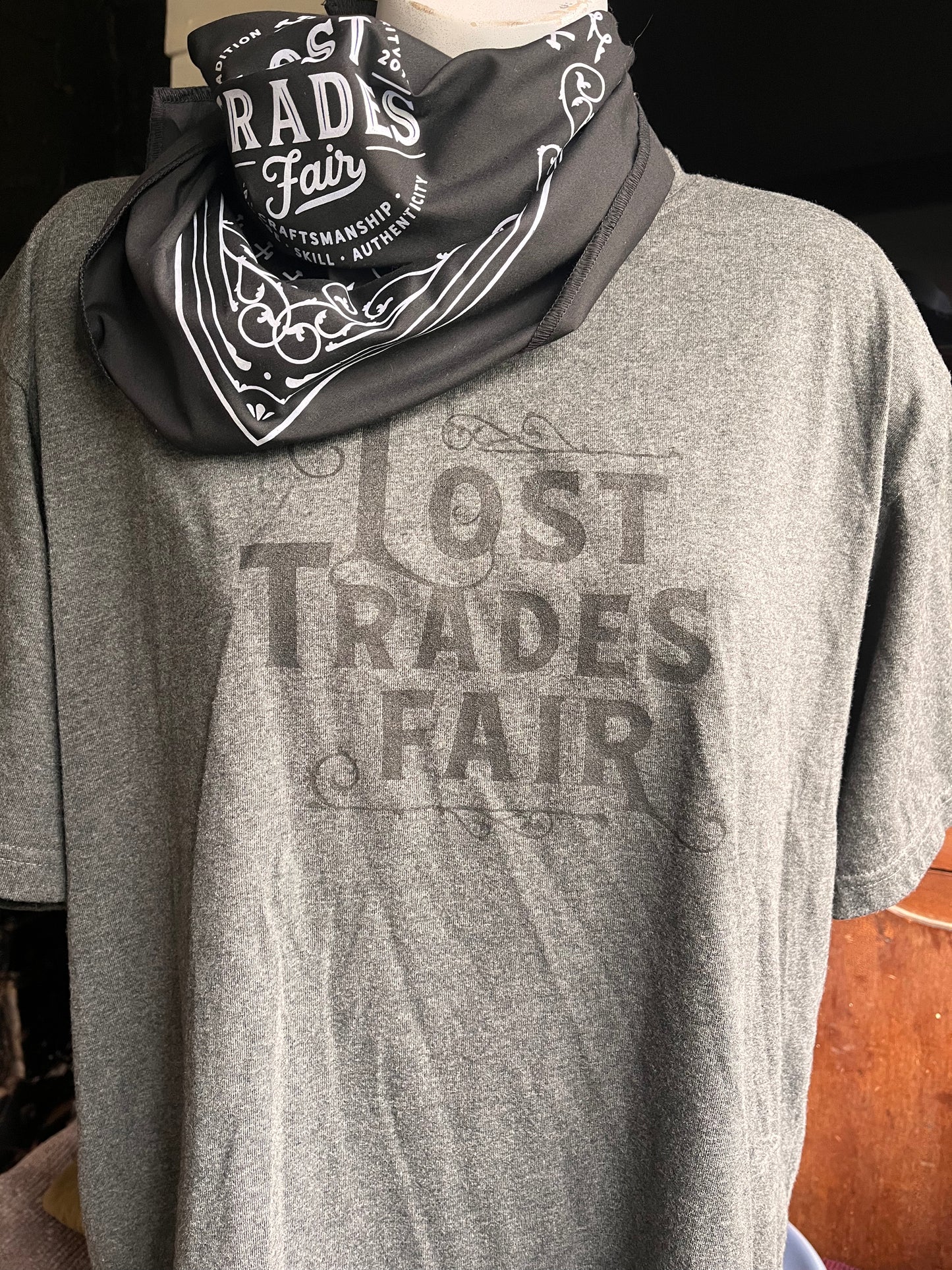 Lost Trades T-Shirt (Charcoal/Script Logo)