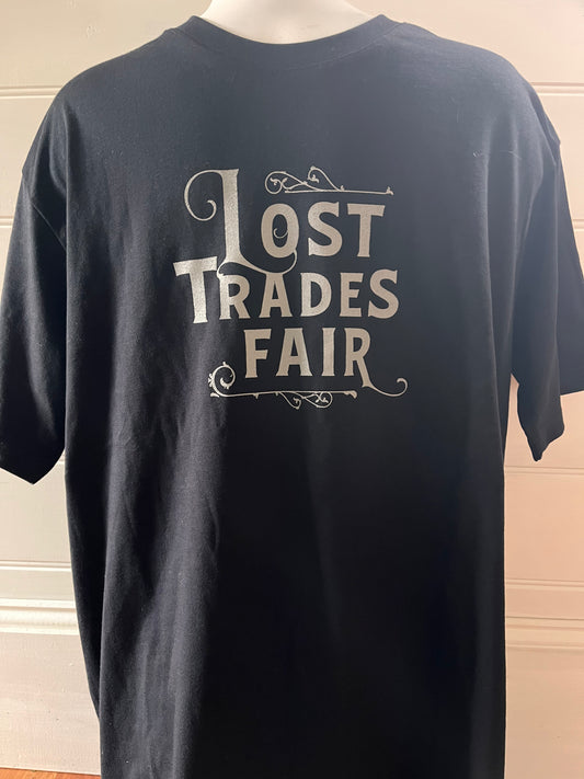 Lost Trades T-Shirt (Black/Script Logo)