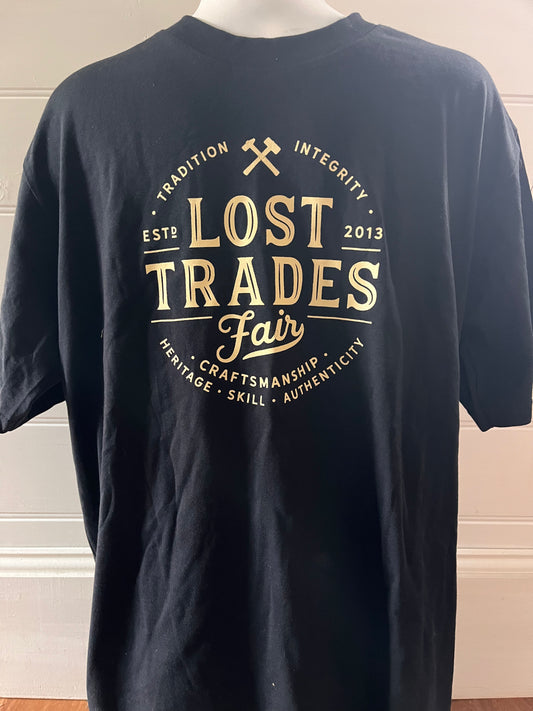 Lost Trades T-Shirt (Black/Artisan logo)