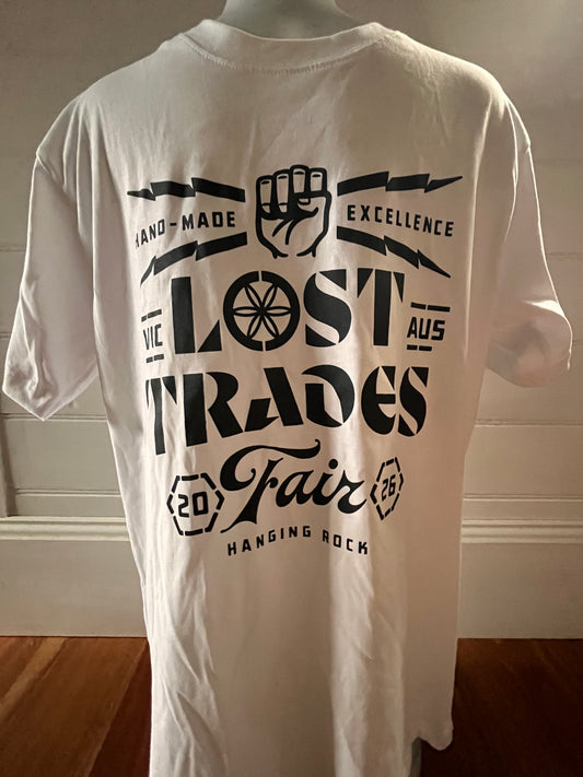 Lost Trades "Hanging Rock" Artisan T-Shirt (White)