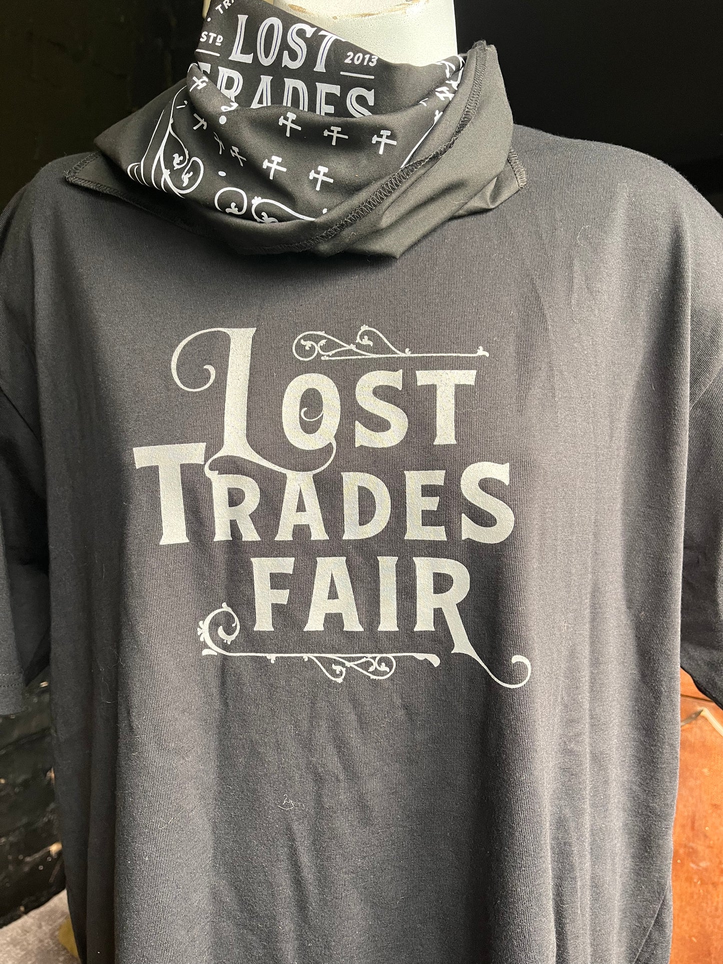 Lost Trades T-Shirt (Black/Script Logo)