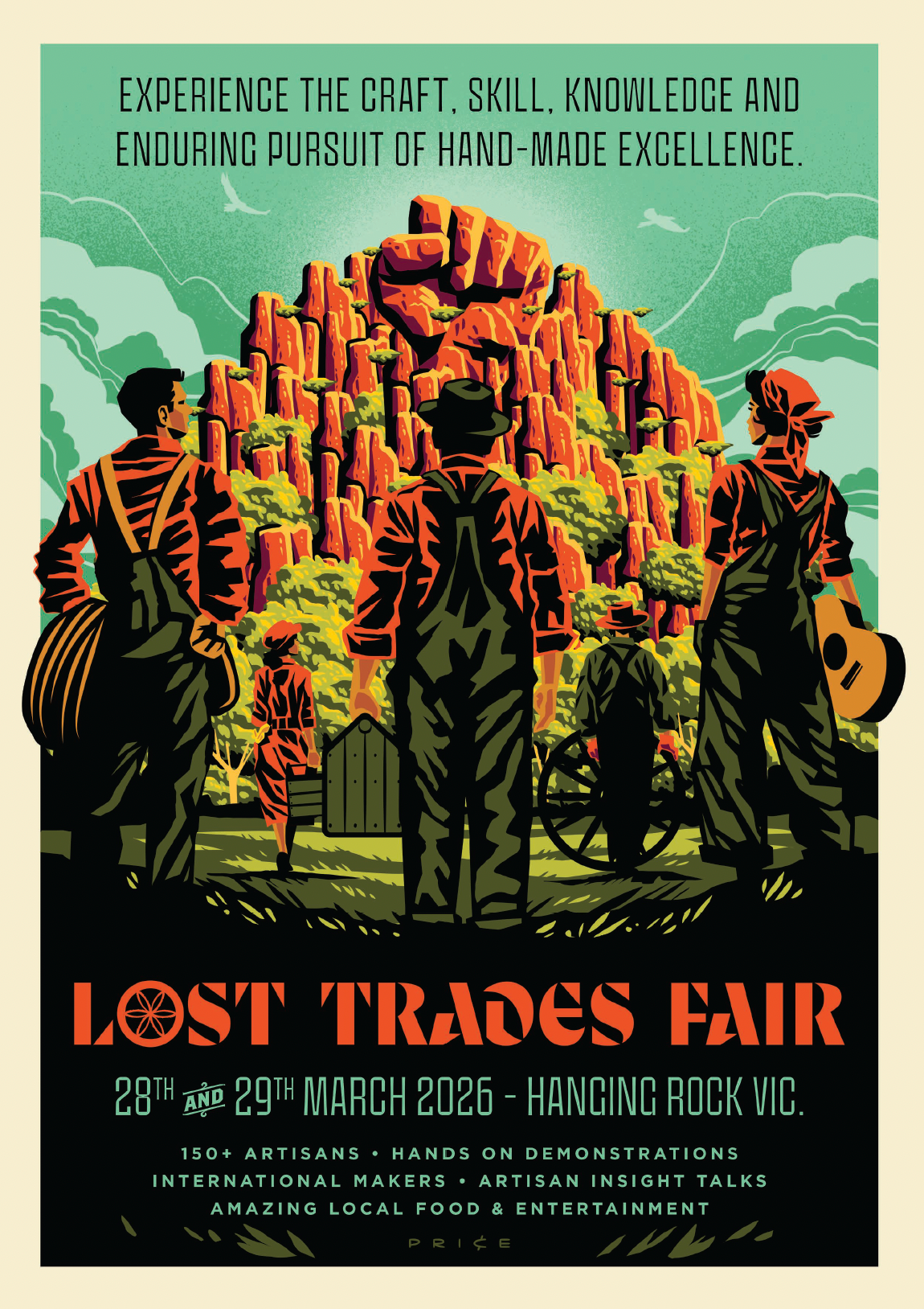 Lost Trades Fair Poster (2026 Edition) A2 Size $35 (posted in Australia)