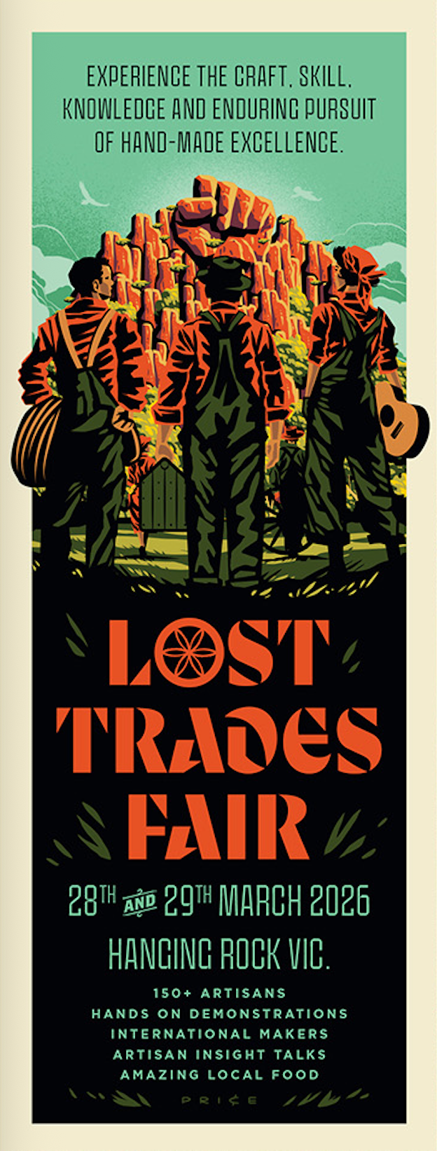 Lost Trades Pole Poster (Limited Edition/Teal) $50 (posted in Australia)