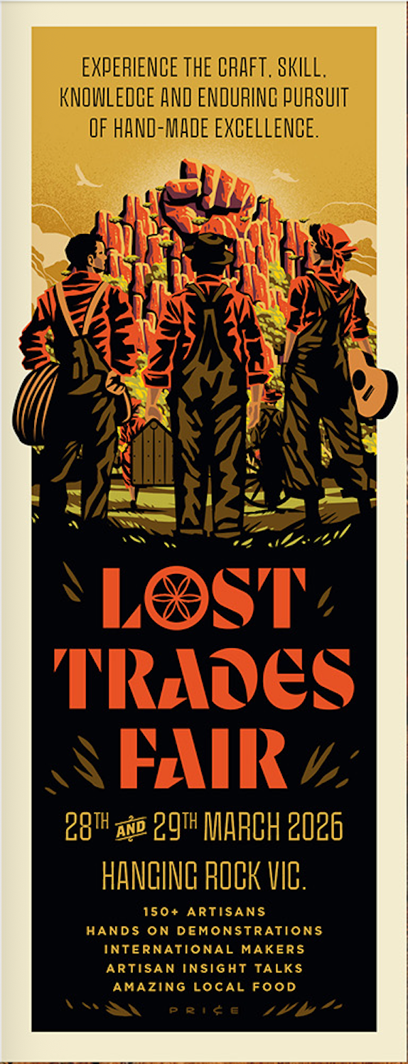 Lost Trades Pole Poster (Limited Edition/Amber) $50 (posted in Australia)