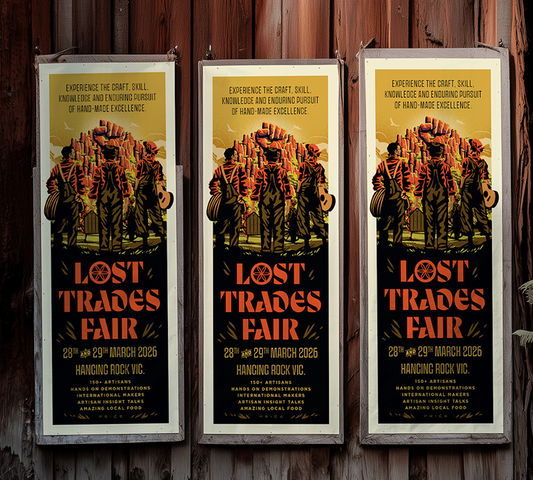 Lost Trades Pole Poster (Limited Edition/Amber) $50 (posted in Australia)