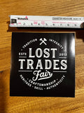 Lost Trades Vinyl Logo Sticker