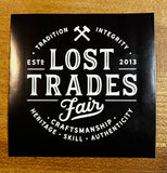 Lost Trades Vinyl Logo Sticker